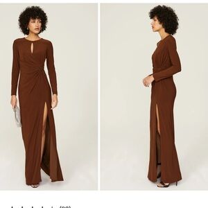 Ieena for Mac Duggal
Keyhole Draped Gown